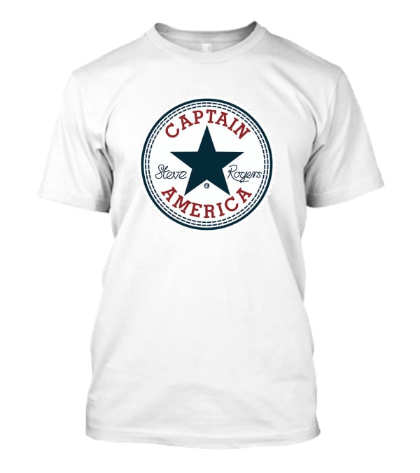 Captain America Steve Rogers Converse Star T-Shirt