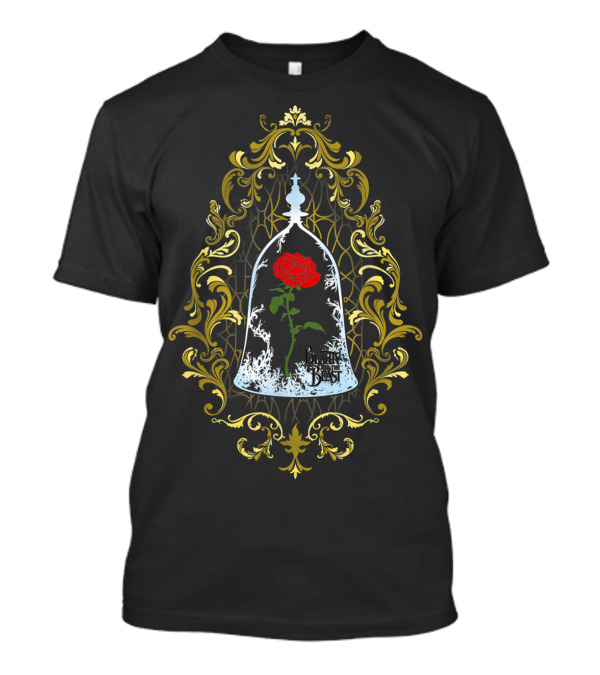 Disney Beauty And The Beast Enchanted Rose Emblem T-Shirt