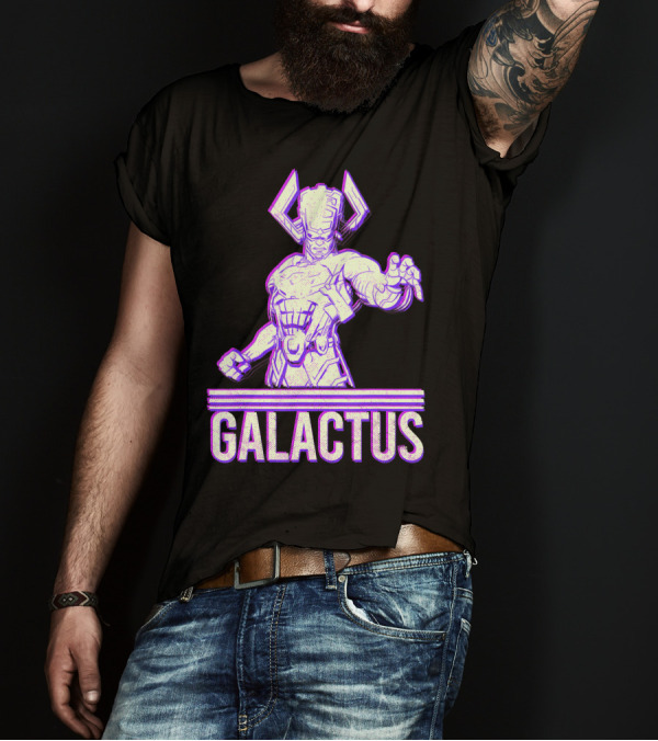 Galactus Marvel 3D Purple T-Shirt