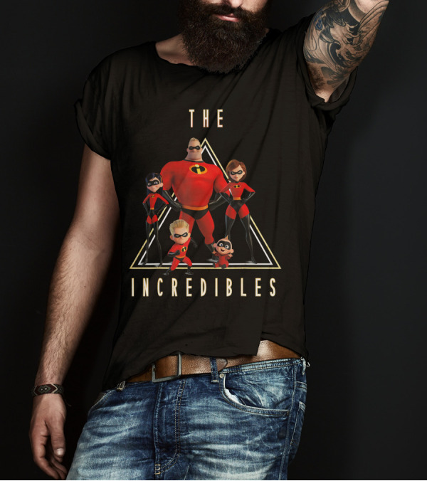 The Incredibles Family Classic Shot Pixar Disney T-Shirt