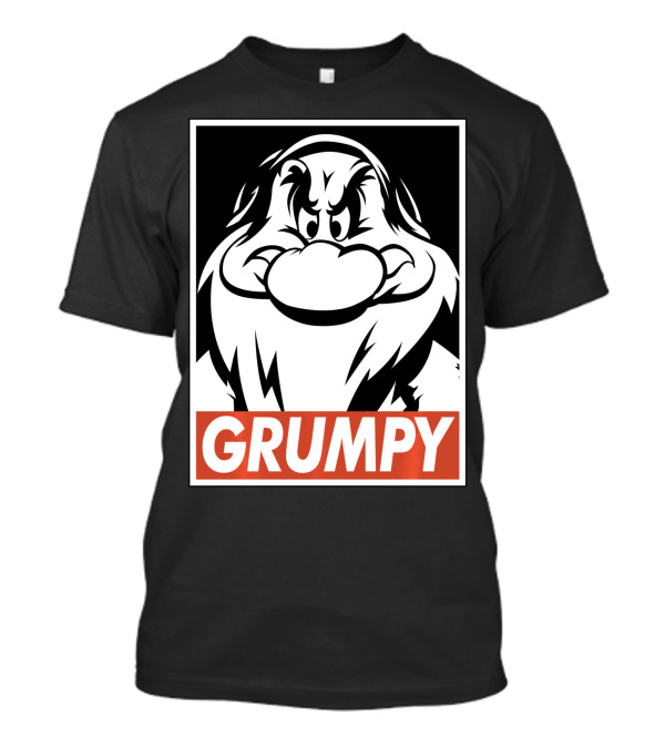 Grumpy Disney Snow White Streetwear T-Shirt