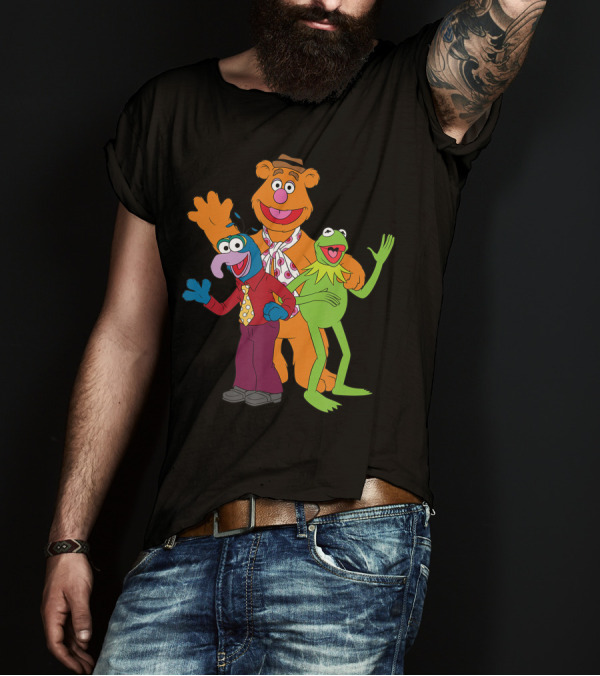 Disney The Muppets Kermit Fozzie Gonzo Friends T-Shirt