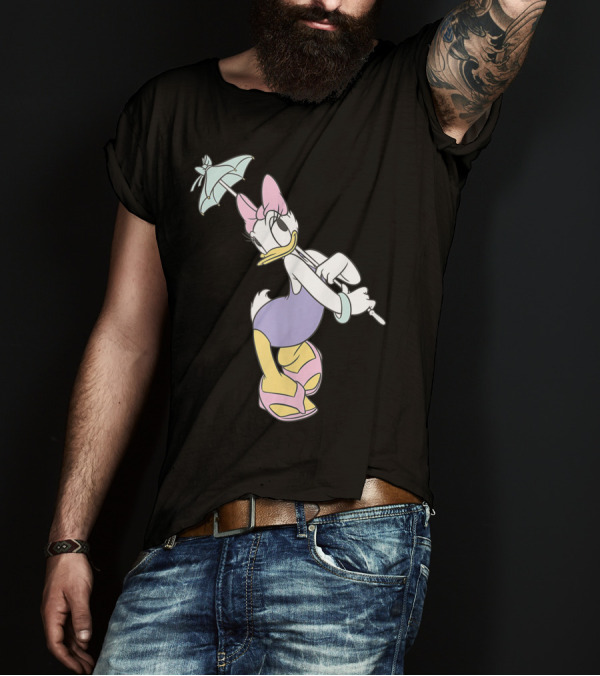 Disney Daisy Duck Summertime Parasol Pastel Charm T-Shirt