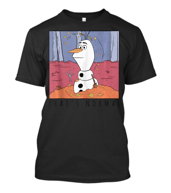 Disney Frozen 2 Olaf That's Normal Autumn Scene T-Shirt
