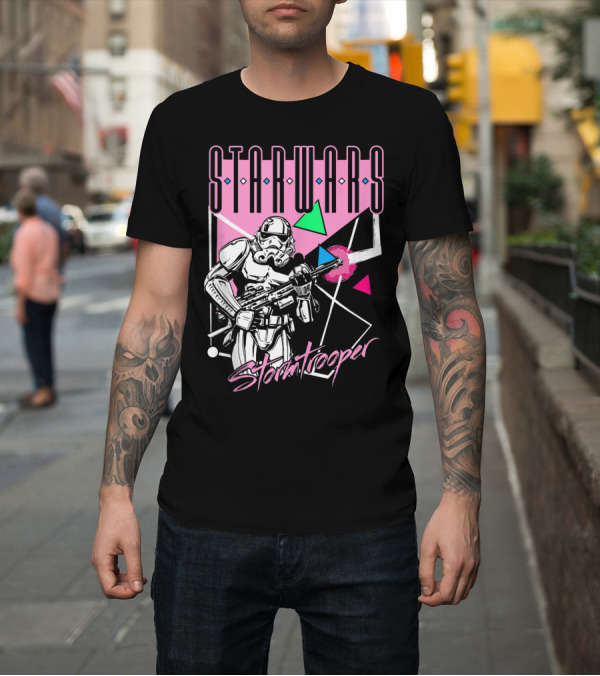 Shirt: STAR WARS Stormtrooper Retro Shapes T-Shirt STAR WARS Stormtrooper Retro Shapes T-Shirt