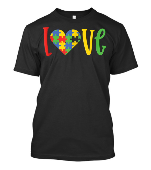 Love Autism Puzzle Heart Dad Boy Girl Kid Autistic Rb T-Shirt