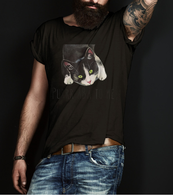 Purrr ABA Behavior Analyst Autism Cat Purr T-Shirt