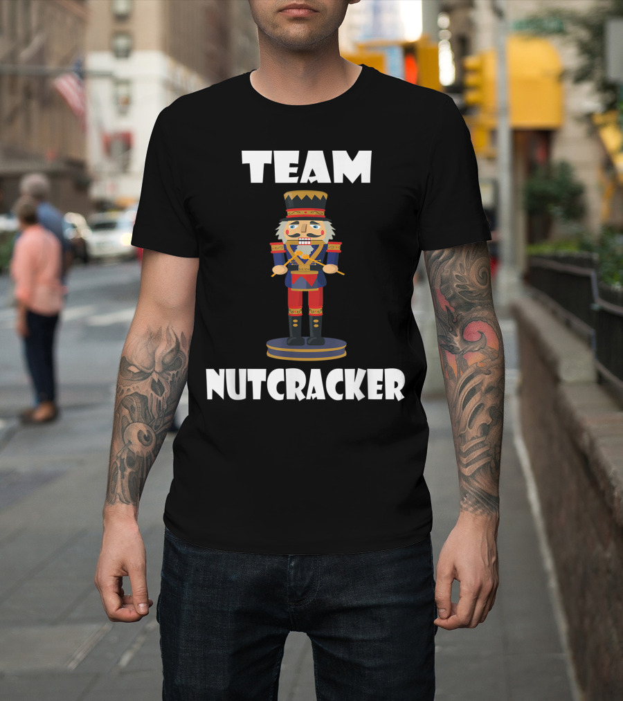 Team Nutcracker Christmas Ballet Soldier T-Shirt