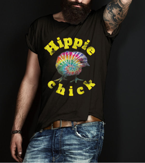 Hippie Chick Festival Vibe Tie Dye Chick T-Shirt