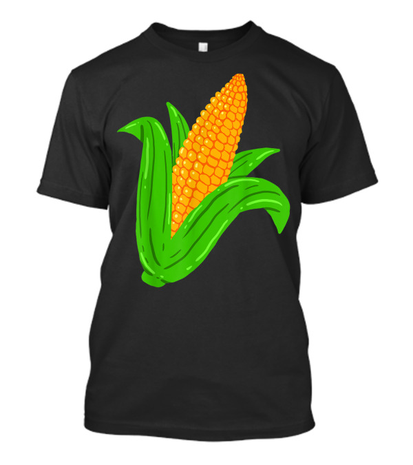 Corn Farmer Farm Greengrocer Vegan Vegetables Corn Cob T-Shirt