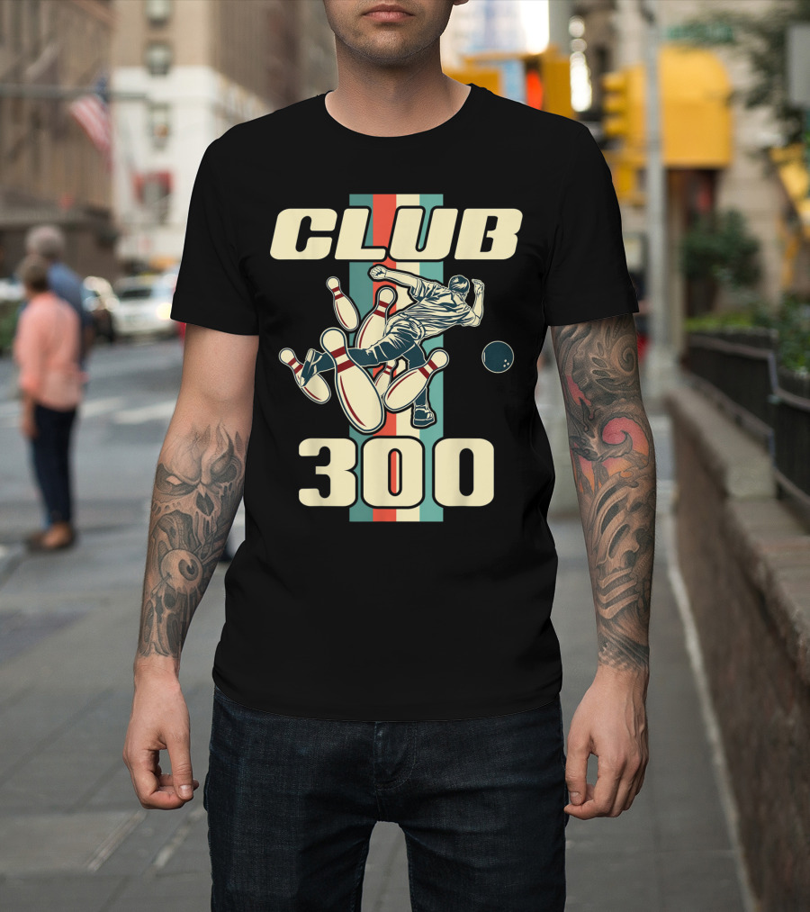 Club 300 Bowling Vintage 300 Bowling T-Shirt