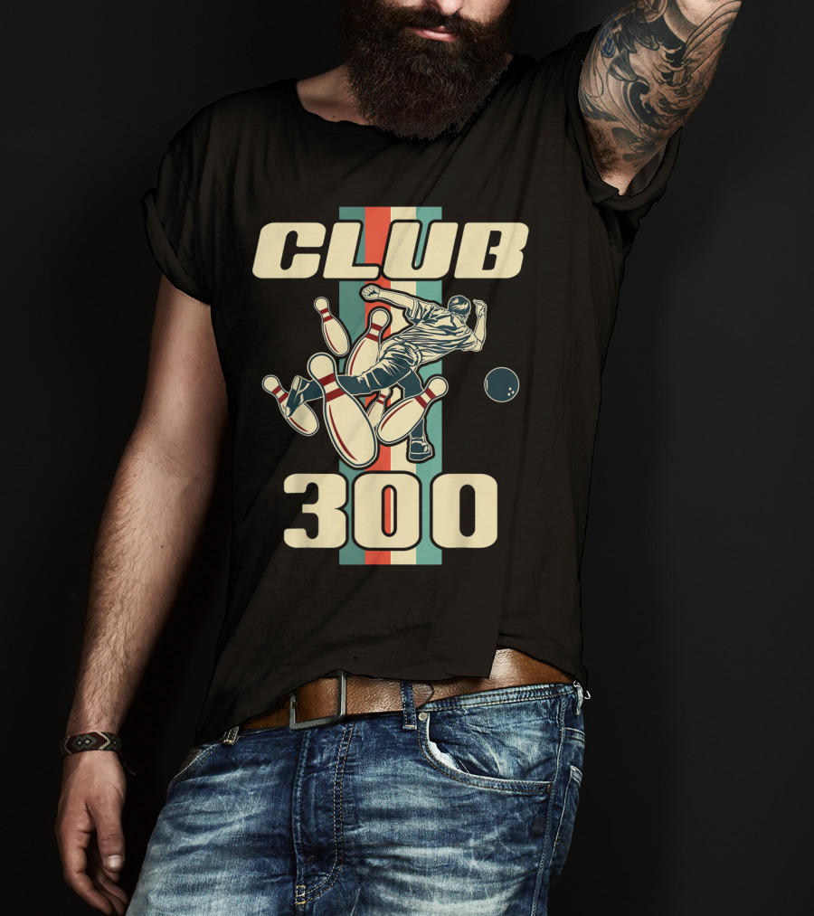 Club 300 Bowling Vintage 300 Bowling T-Shirt