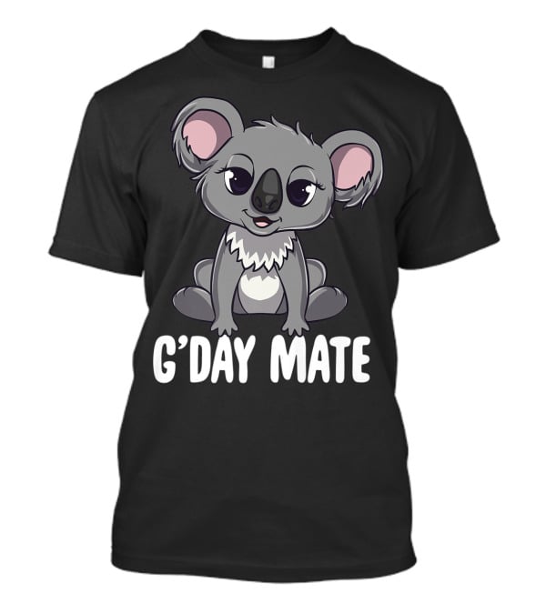 G'Day Mate Cute Kawaii Koala Australia T-Shirt