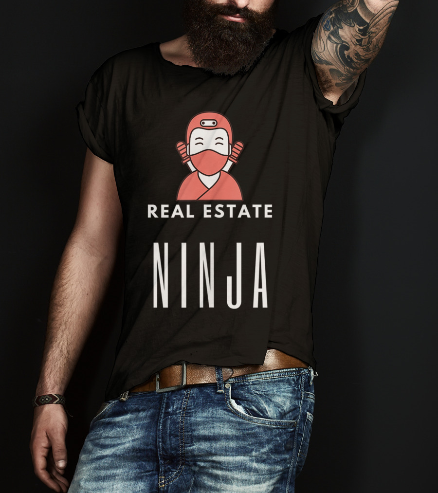 Real Estate Ninja Realtor Holiday Closing Expert T-Shirt