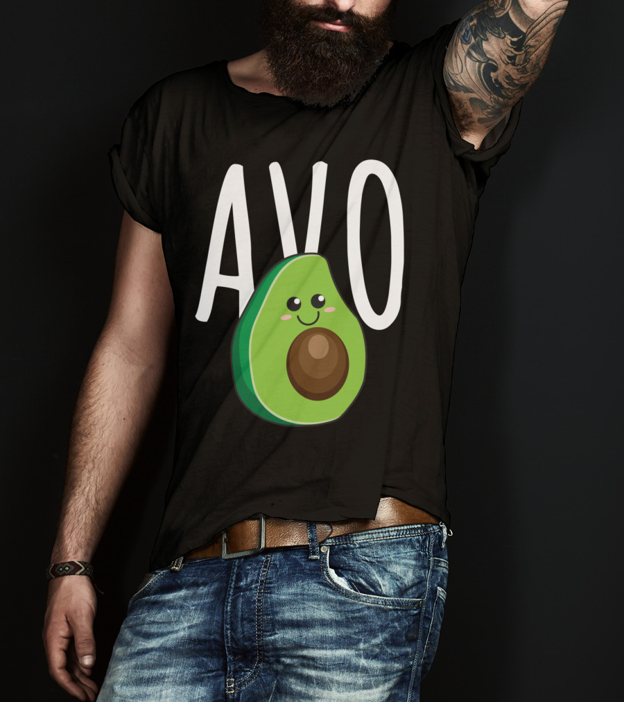 Avo Avocado Cute Vegan Couples Loves Matching T-Shirt