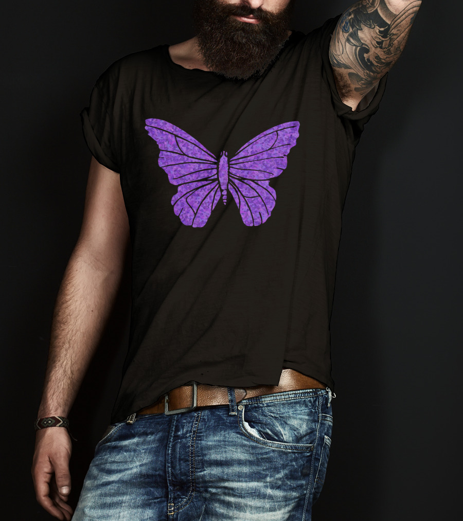 Butterfly Purple Lavender Wings T-Shirt