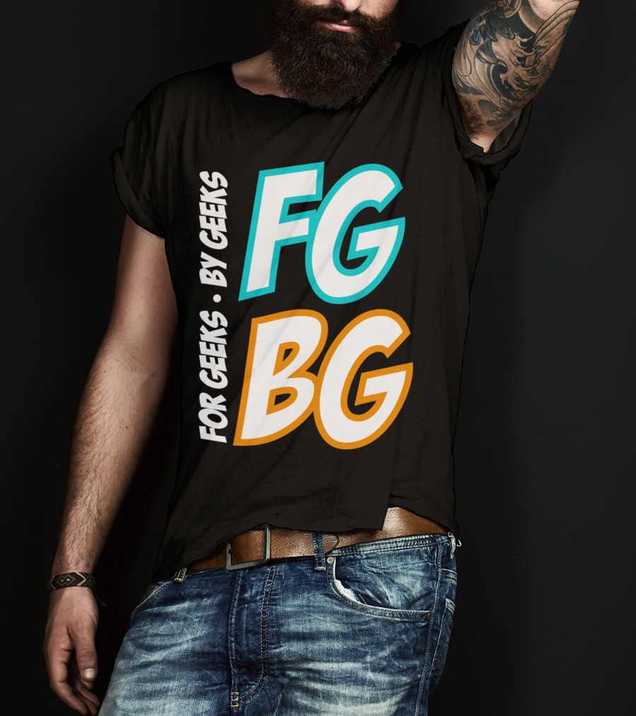 FG BG For Geeks By Geeks T-Shirt