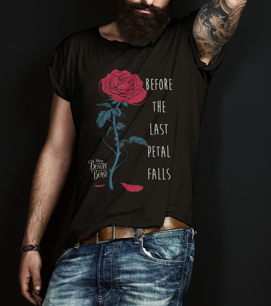 Disney Beauty And The Beast Before The Last Petal Falls T-Shirt