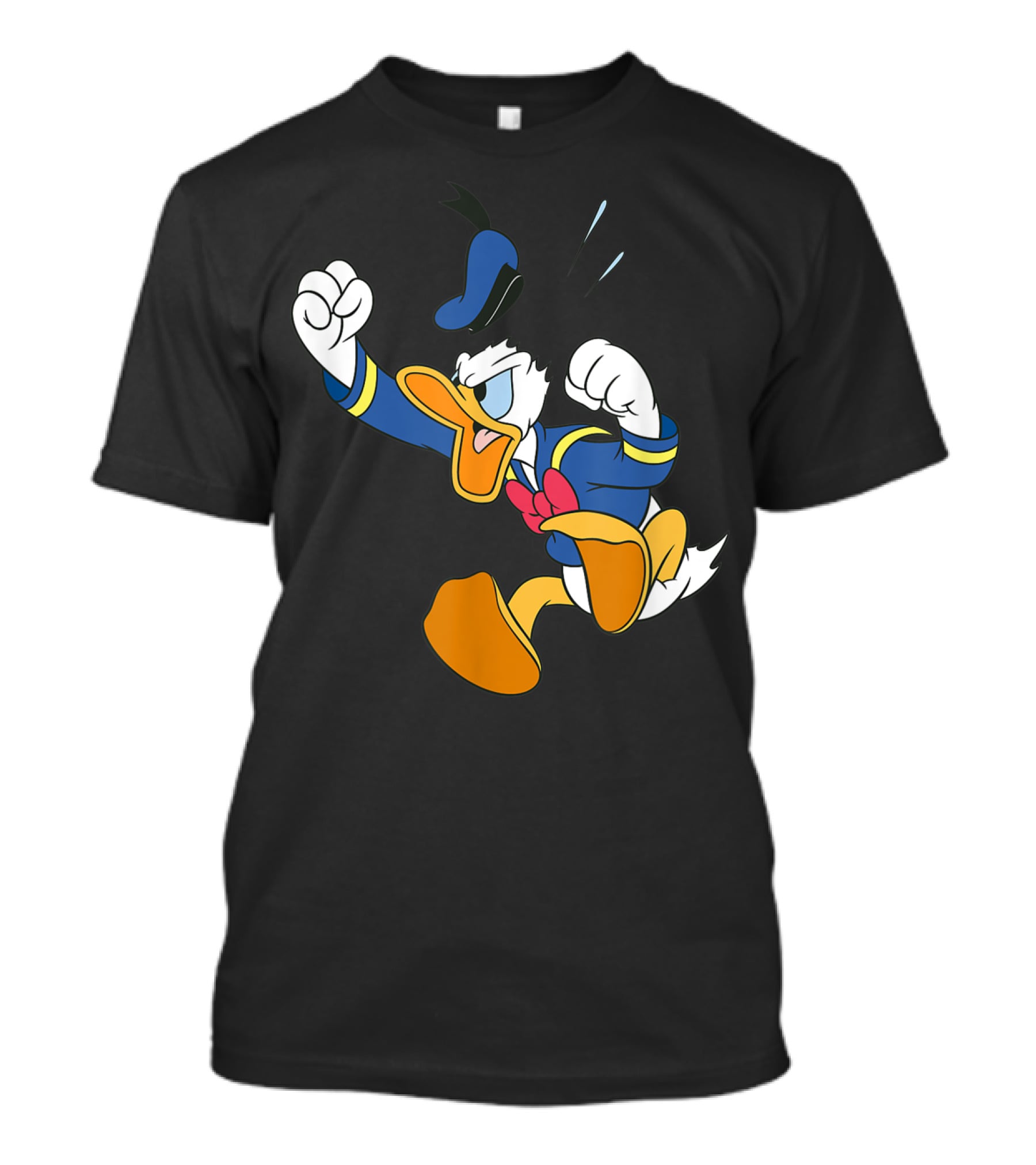 Disney Donald Duck Fit Of Anger Classic Character Pose T-Shirt