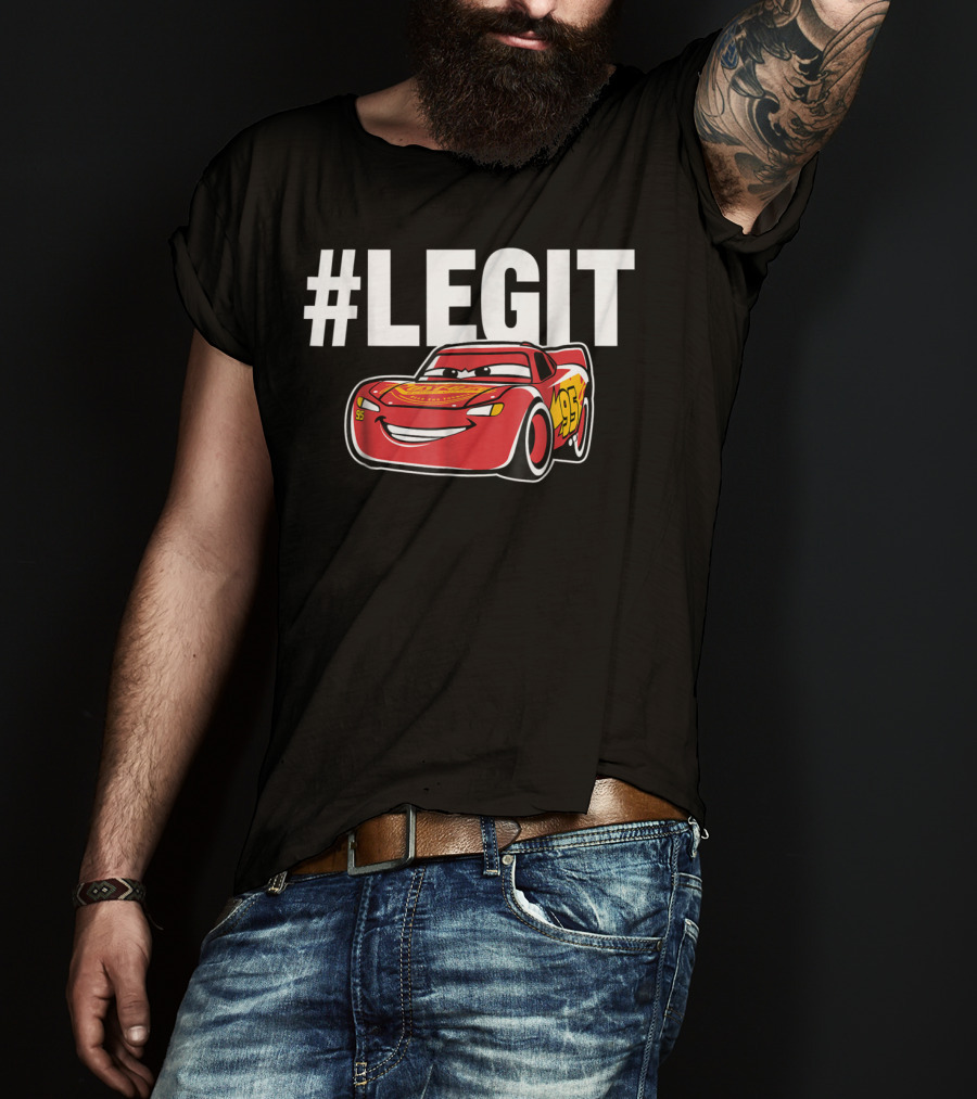 Legit Disney Pixar Cars 3 Lightning McQueen 95 T-Shirt