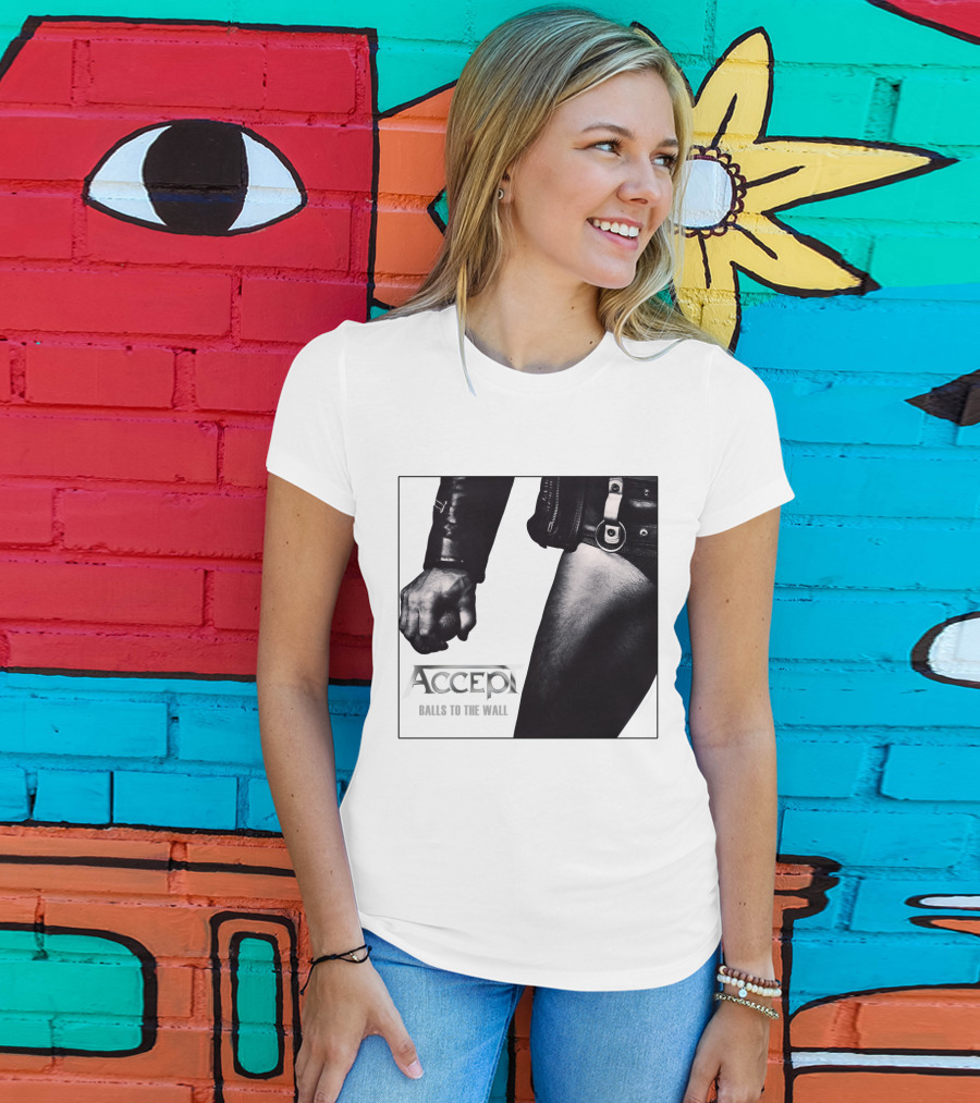 ACCEPT Balls To The Wall Classic Rock Album Cover Image T-Shirt