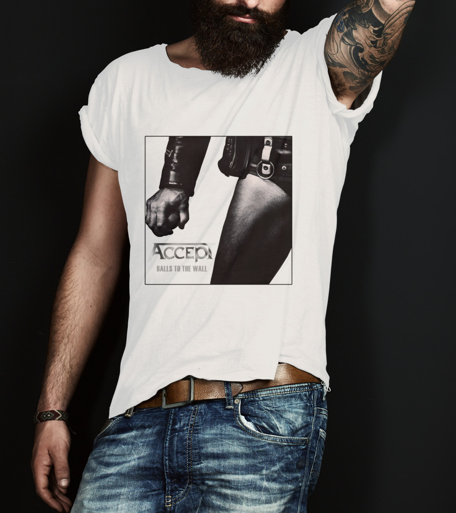 ACCEPT Balls To The Wall Classic Rock Album Cover Image T-Shirt