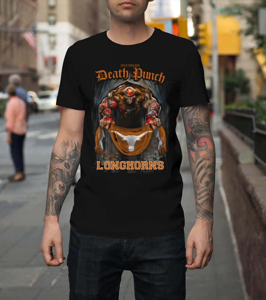 Five Finger Death Punch Longhorns T-Shirt