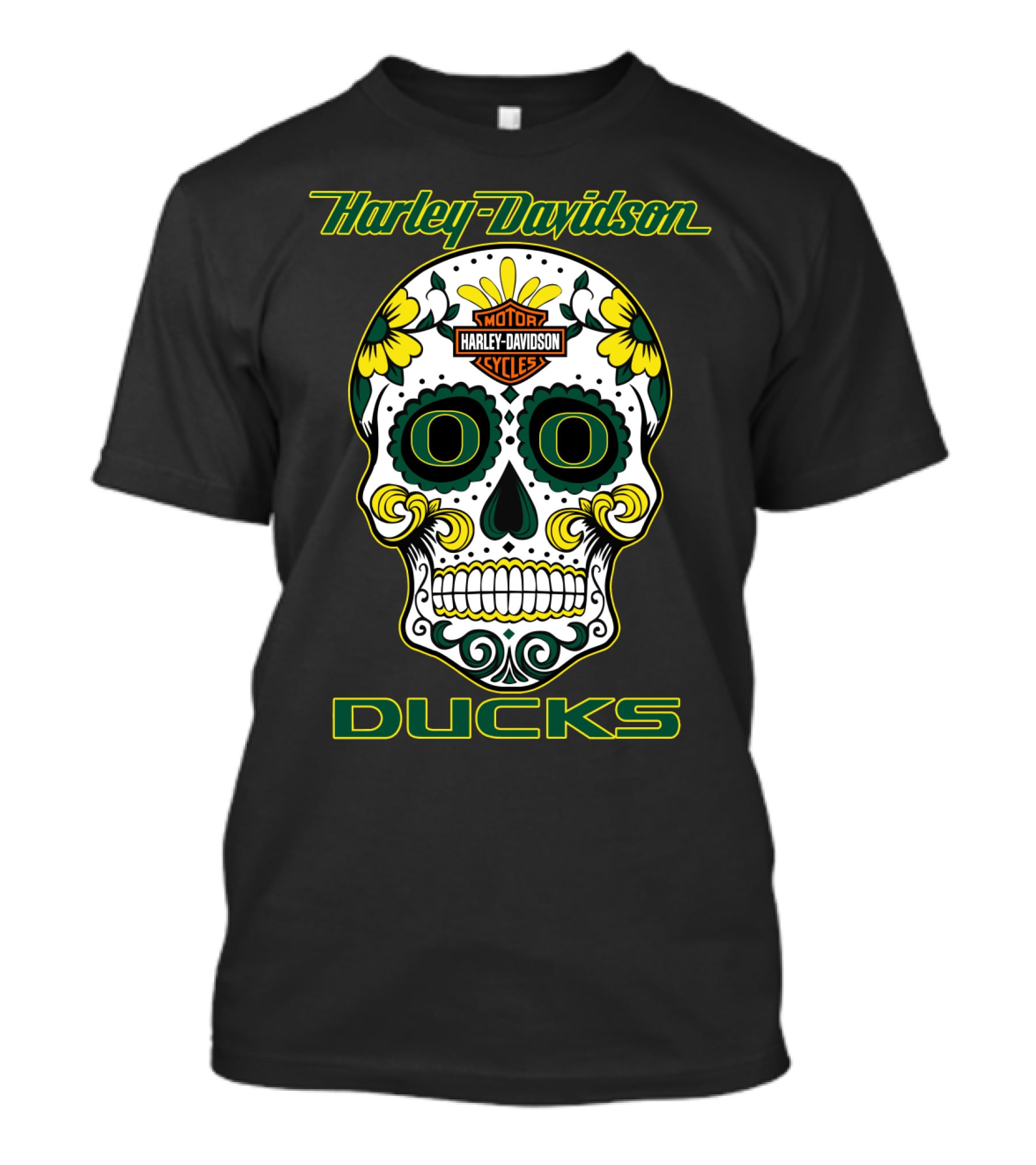 Harley Davidson Motor Cycles Ducks Oregon Hd0305 T-Shirt