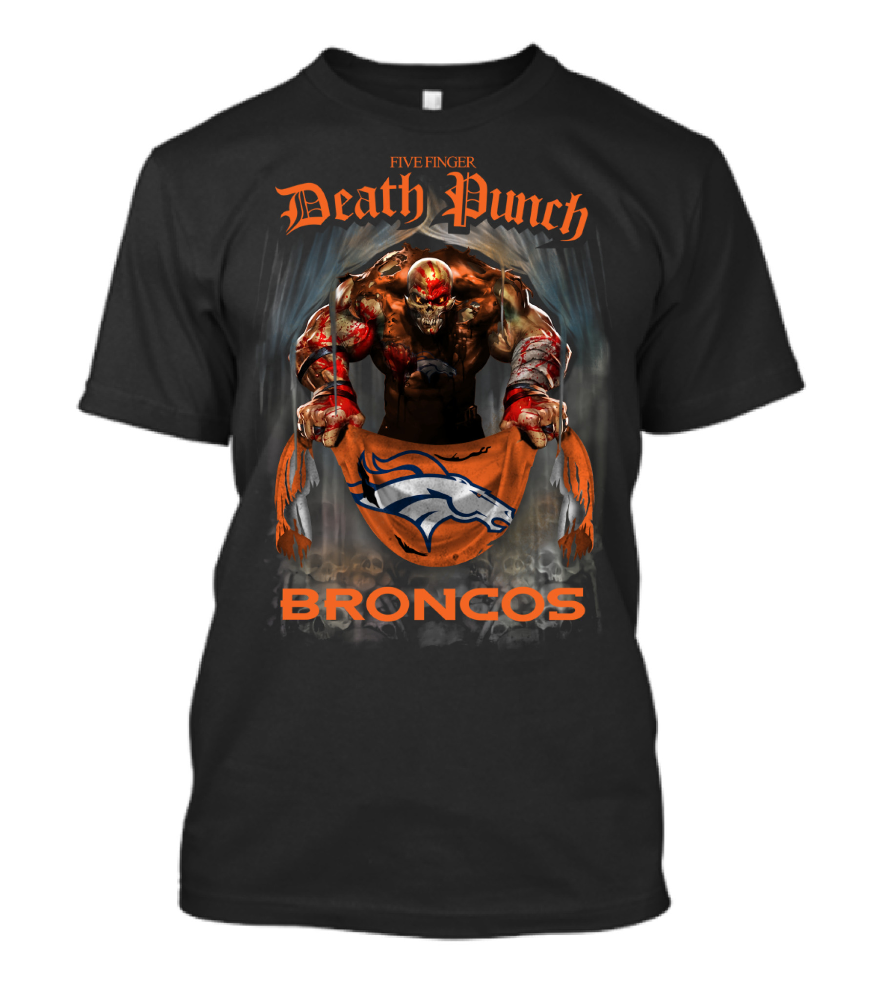 Five Finger Death Punch Broncos T-Shirt