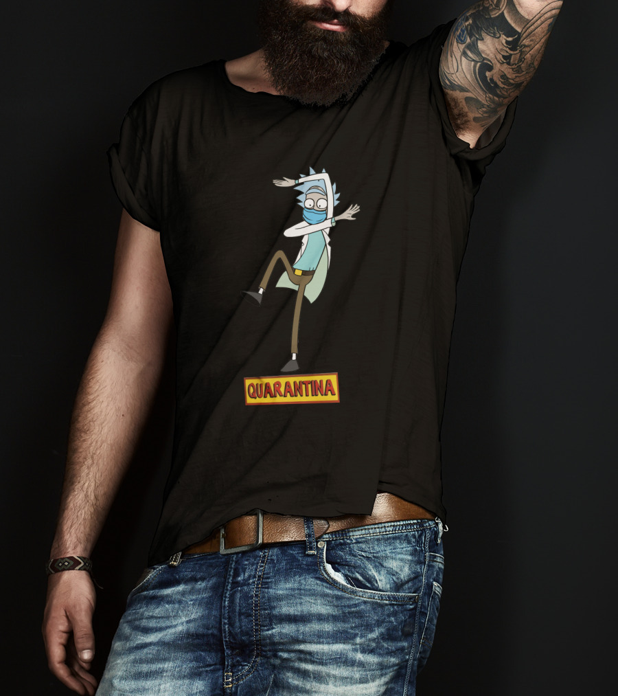 Quarantina Ds Rick And Morty T-Shirt
