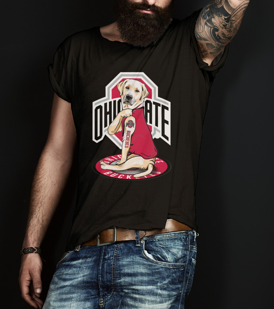 Ohio State Buckeyes Labrador Retriever T-Shirt