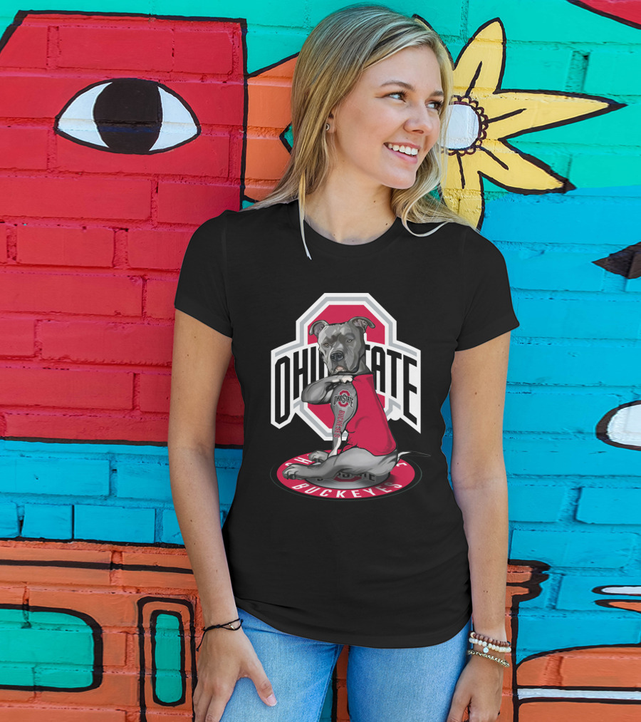 Ohio State Buckeyes Pitbull T-Shirt