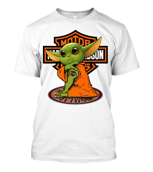 Harley Davidson Yoda Motorcycles T-Shirt
