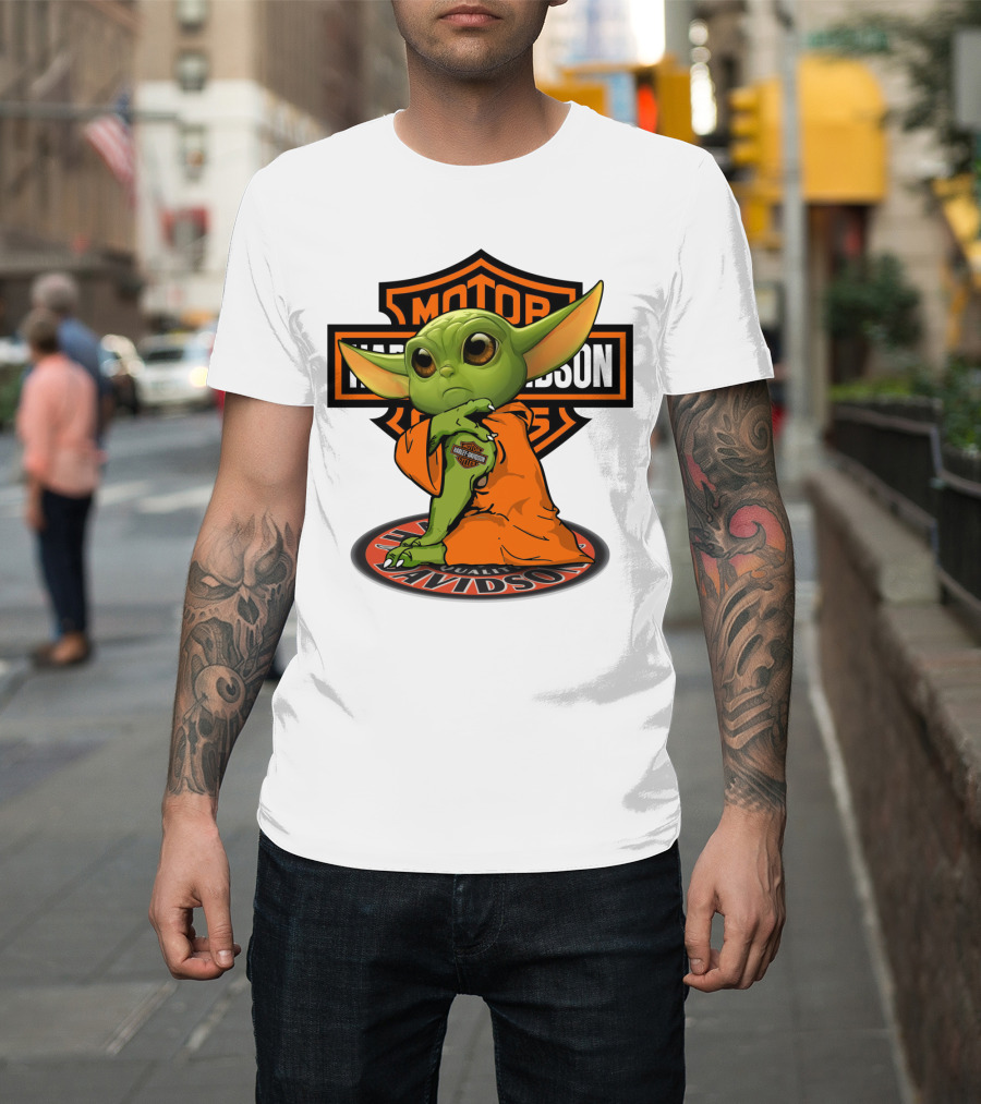 Harley Davidson Yoda Motorcycles T-Shirt