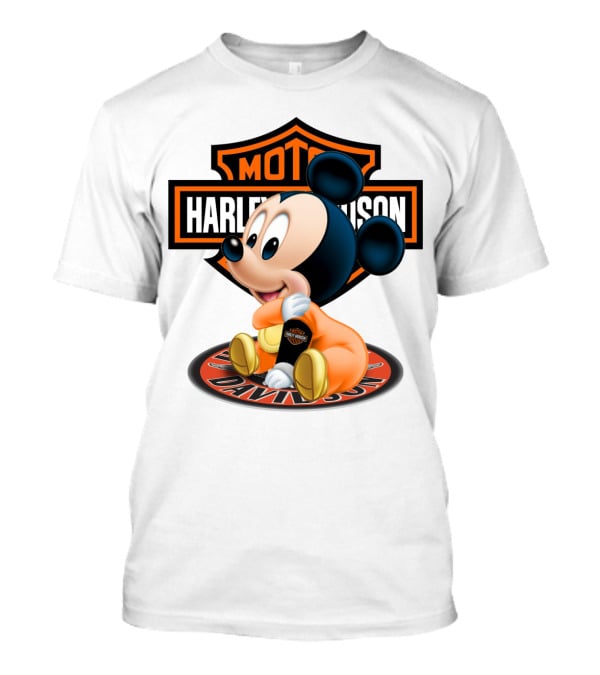 Harley Davidson Moto Mickey Mouse T-Shirt