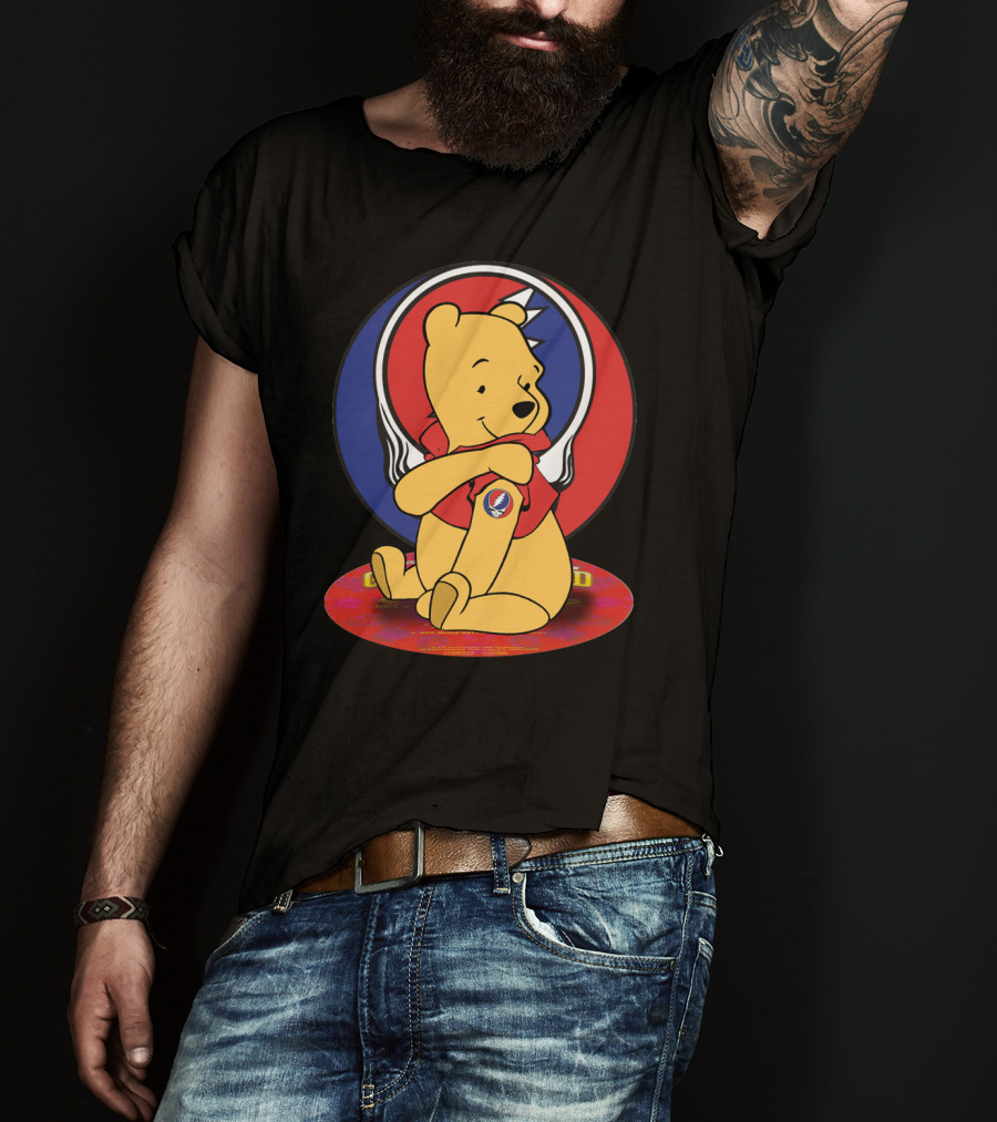 Winnie The Pooh Grateful Dead Steal Your Face T-Shirt