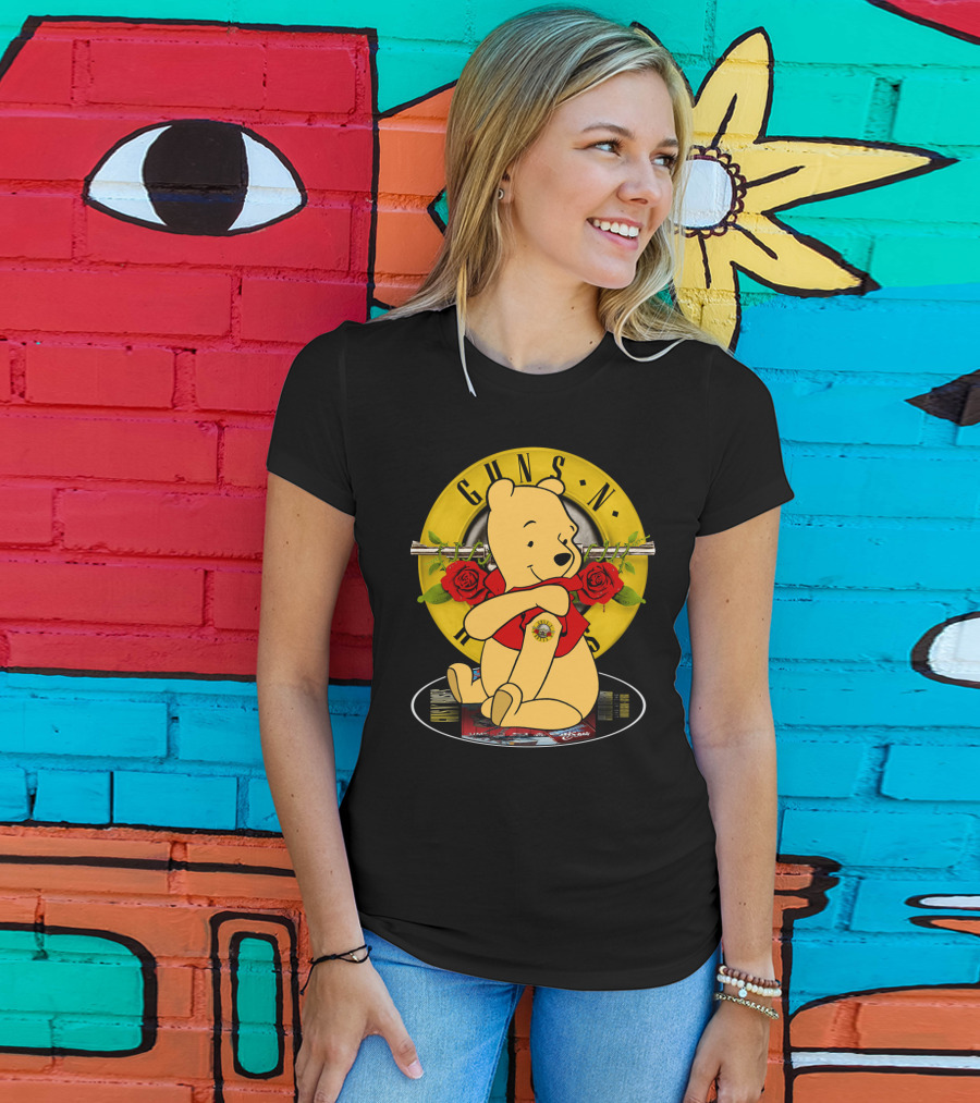 Guns N’ Roses Pooh Bear Mashup T-Shirt
