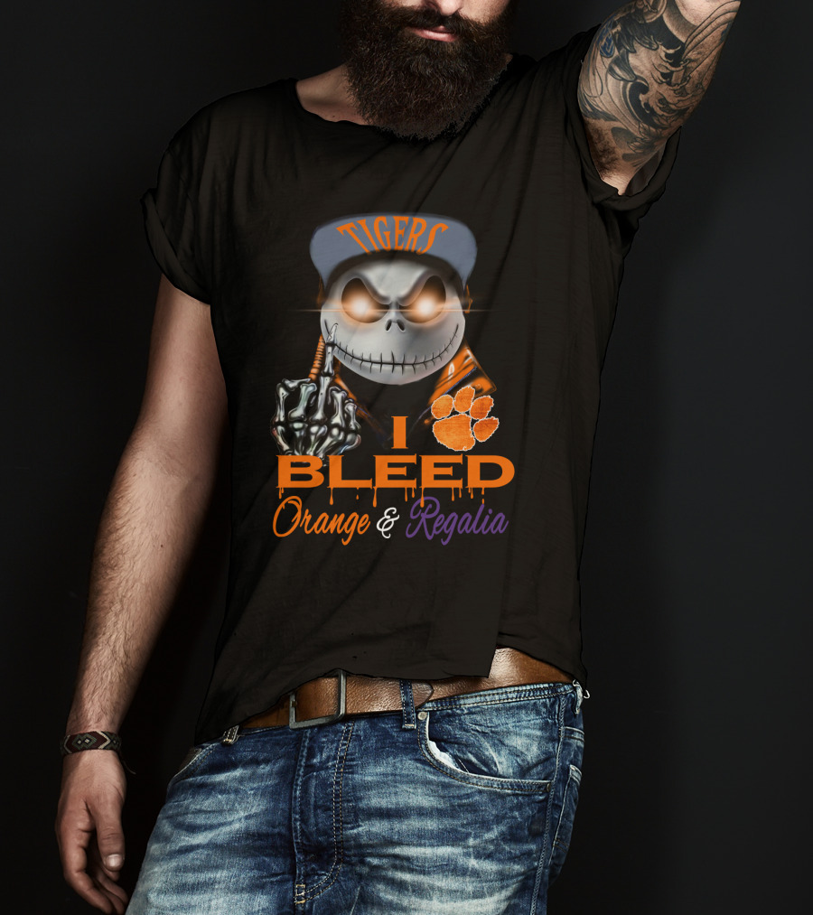 Tigers I Bleed Orange & Regalia T-Shirt