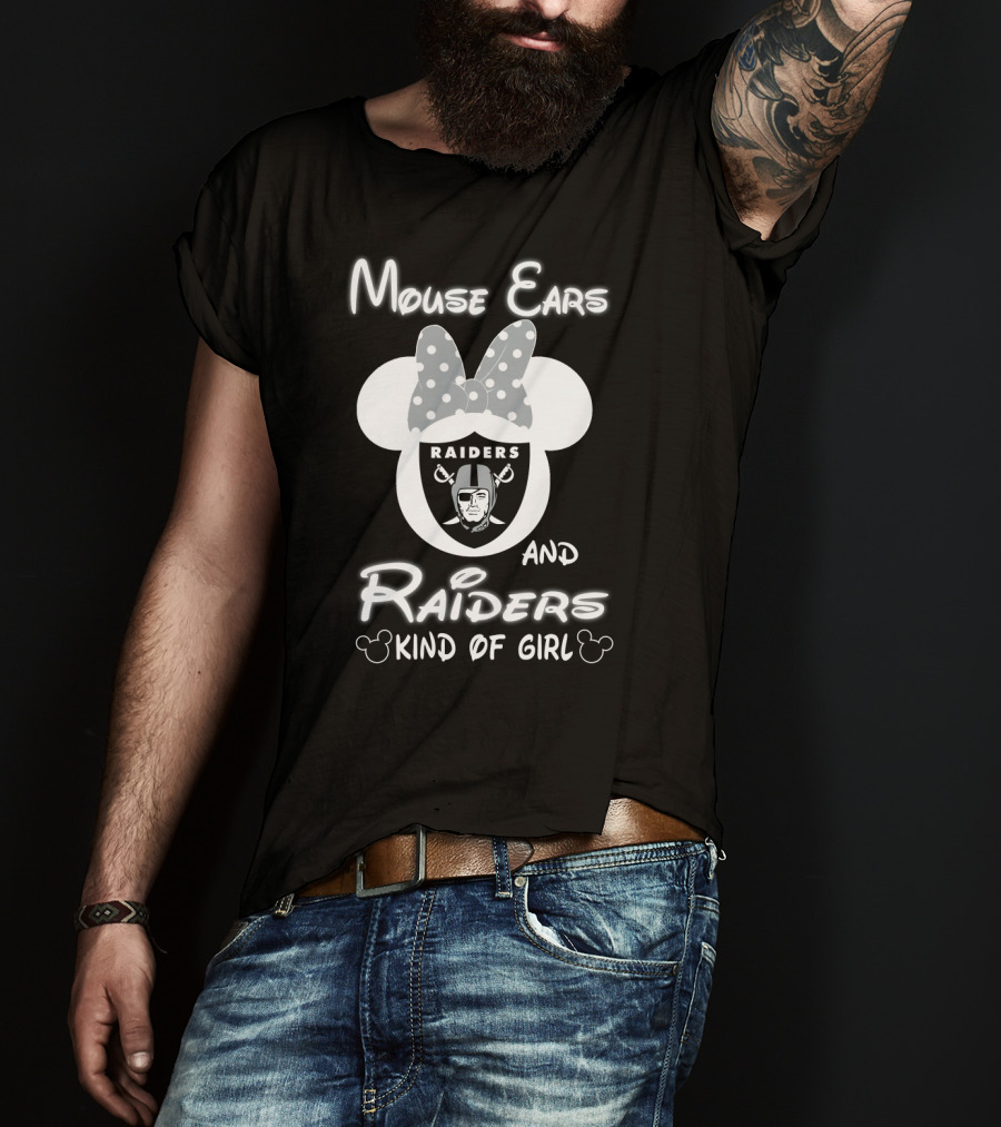 Mouse Ears And Raiders Kind Of Girl T-Shirt