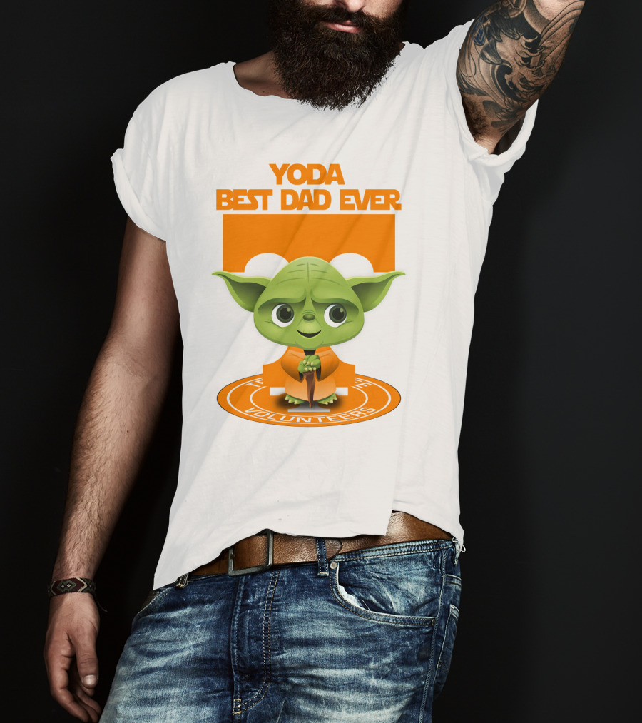 Yoda Best Dad Ever Tennessee Volunteers T-Shirt