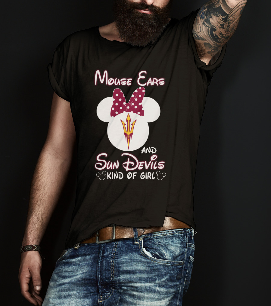 Mouse Ears And Sun Devils Kind Of Girl T-Shirt