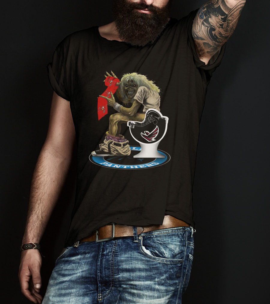 Panthers And Buccaneers Icon With Eddie T-Shirt
