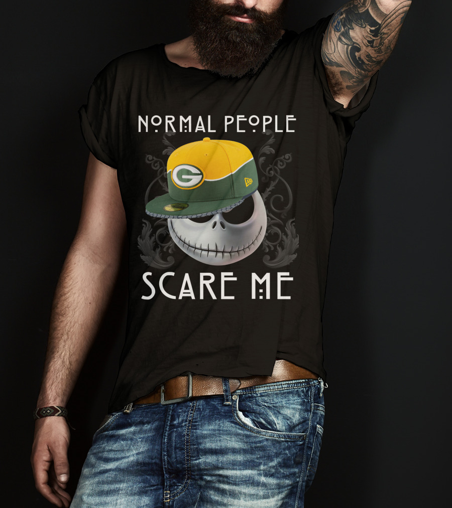 NORMAL PEOPLE SCARE ME Packers T-Shirt