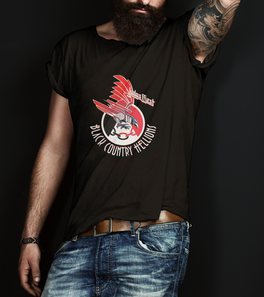 Judas Priest Black Country Hellions T-Shirt