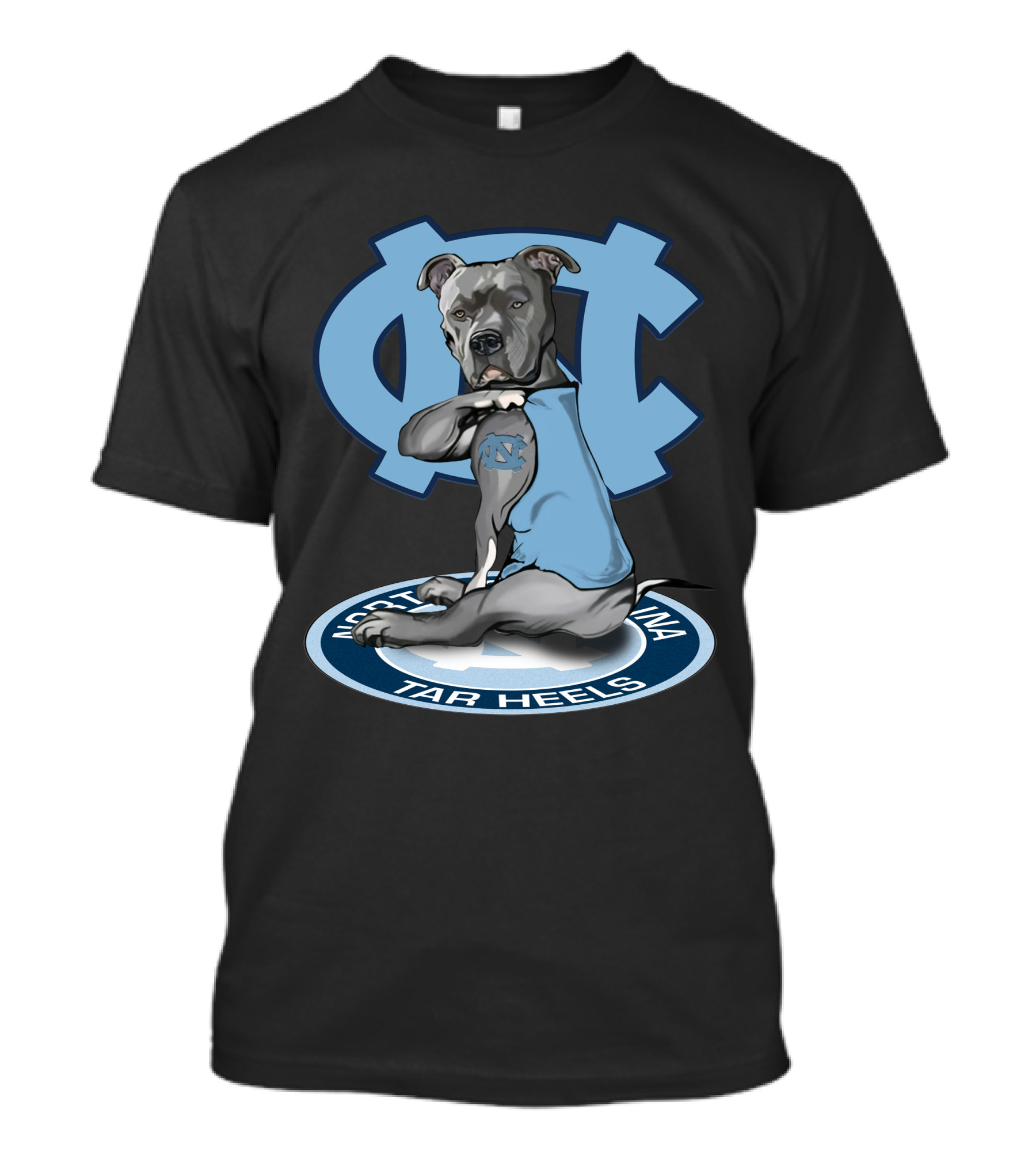 North Carolina Tar Heels 20 Dog T-Shirt