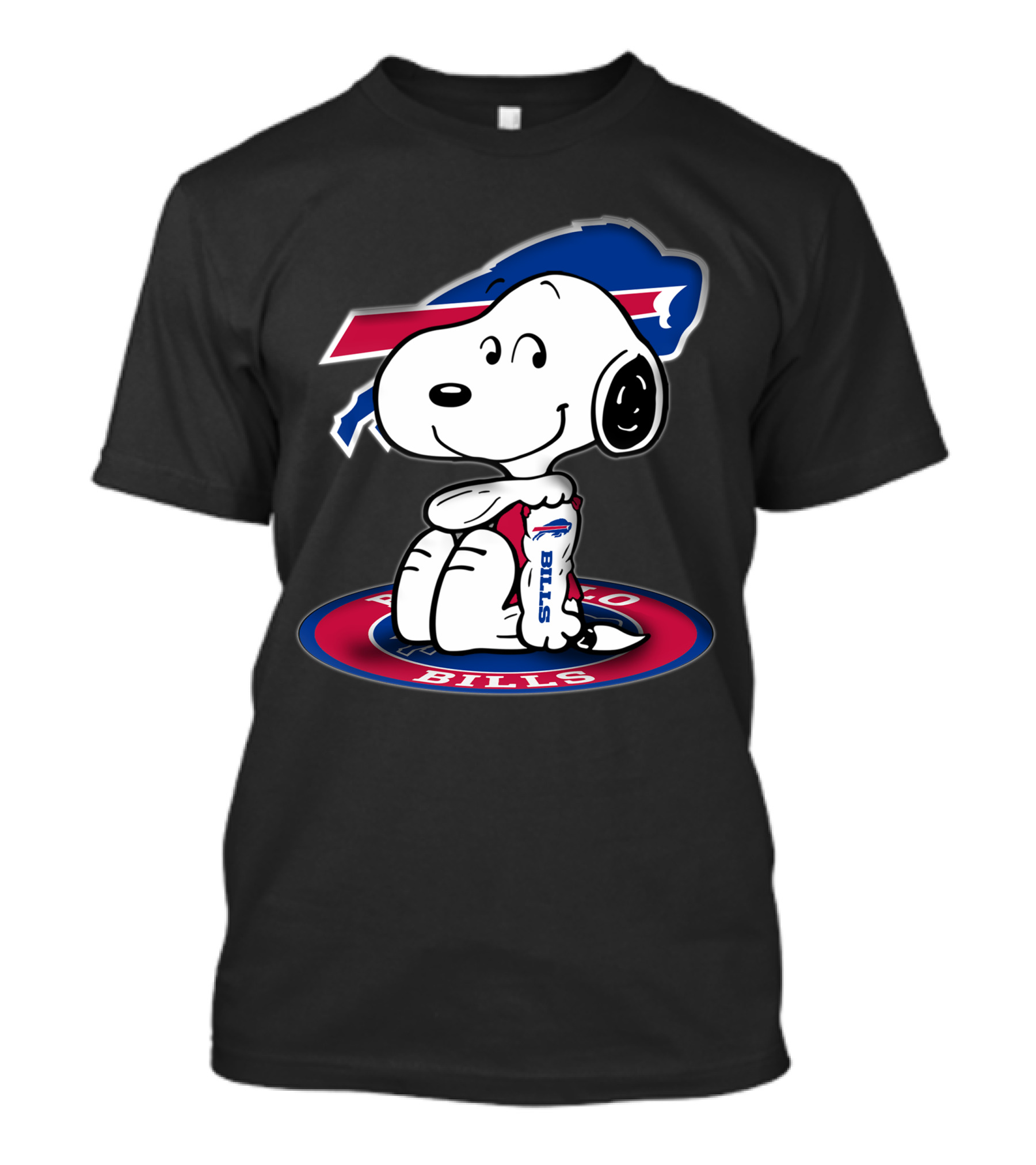 Snoopy Buffalo Bills Nfl Peanuts Collaboration T-Shirt