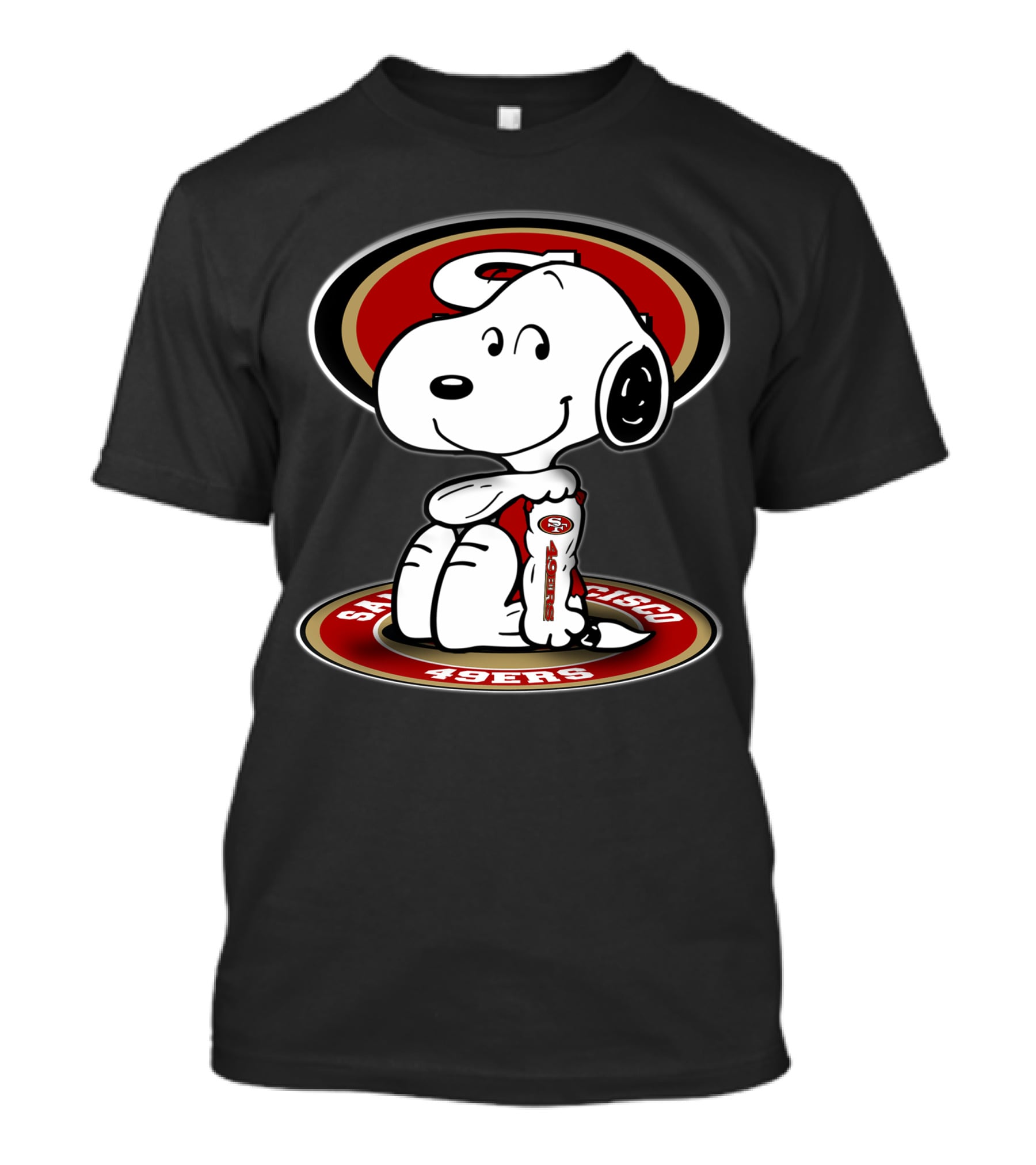 Snoopy San Francisco 49ers Football Fans T-Shirt