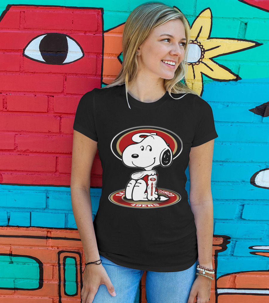 Snoopy San Francisco 49ers Football Fans T-Shirt