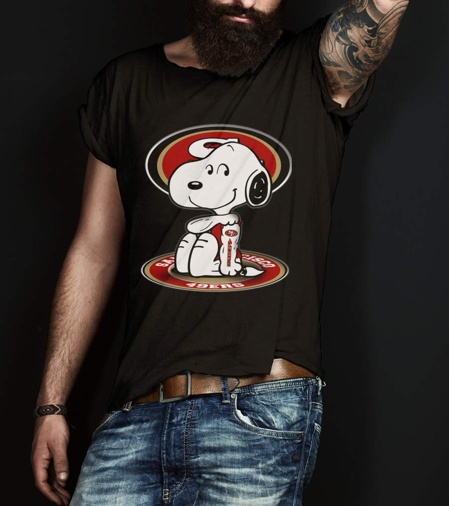 Snoopy San Francisco 49ers Football Fans T-Shirt