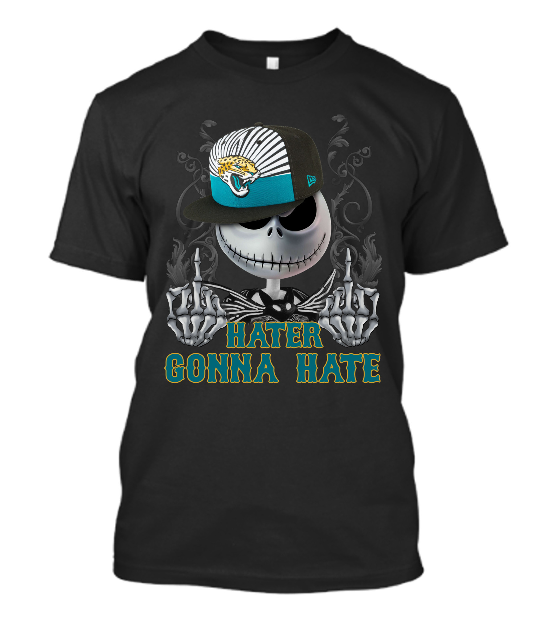 Hater Gonna Hate Jacksonville Jaguars Skeleton T-Shirt